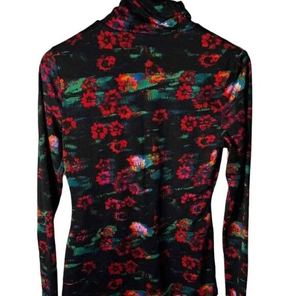 Rachel Comey X Target Long Sleeve Turtleneck  Kodak Red Floral NWT Size 4X - Picture 5 of 11